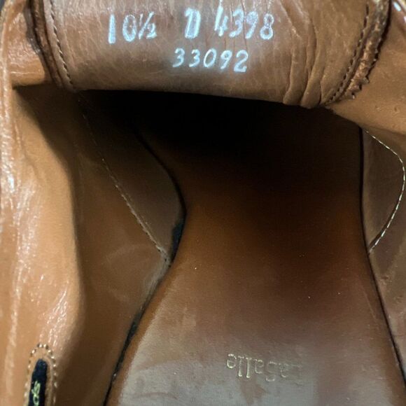 Allen Edmonds LaSalle Derby Mens 10.5 Leather Brown Split Toe Oxford Dress Shoe - Picture 12 of 12